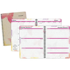 AT-A-GLANCE - 128 Sheet, 8-1/2 x 11", Weekly/Monthly Planner - Watercolors - Benchmark Tooling