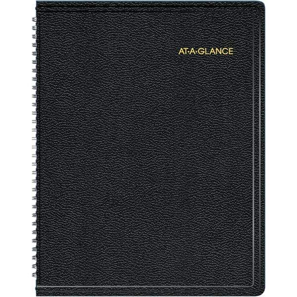 AT-A-GLANCE - 128 Sheet, 8-1/4 x 10-7/8", Weekly/Monthly Appointment Book - Black - Benchmark Tooling