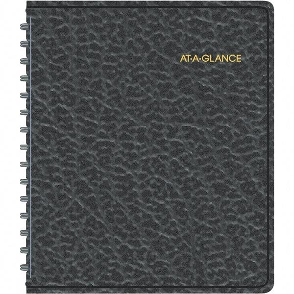 AT-A-GLANCE - 104 Sheet, 6-7/8 x 8-3/4", Weekly Appointment Book - Black - Benchmark Tooling