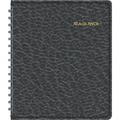 AT-A-GLANCE - 104 Sheet, 6-7/8 x 8-3/4", Weekly Appointment Book - Black - Benchmark Tooling