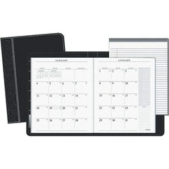 AT-A-GLANCE - 24 Sheet, 9 x 11", Monthly Padfolio - Black & White - Benchmark Tooling