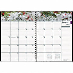 House of Doolittle - 128 Sheet, 7 x 10", Weekly/Monthly Planner - Black - Benchmark Tooling