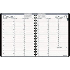 House of Doolittle - 224 Sheet, 8-1/2 x 11", Weekly Planner - Black - Benchmark Tooling