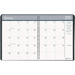 House of Doolittle - 24 Sheet, 8-1/2 x 11", Monthly Planner - Blue - Benchmark Tooling
