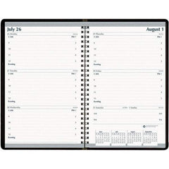 House of Doolittle - 104 Sheet, 5 x 8", Weekly Appointment Book - Black - Benchmark Tooling