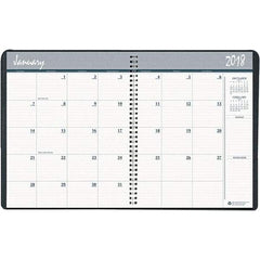House of Doolittle - 24 Sheet, 6-7/8 x 8-3/4", Monthly Planner - Black - Benchmark Tooling