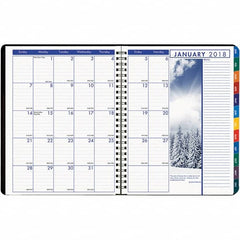 House of Doolittle - 128 Sheet, 8-1/2 x 11", Weekly/Monthly Planner - Black - Benchmark Tooling