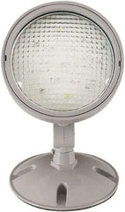 Philips - 1 Head, 3.6V, Thermoplastic, LED Emergency Light - 2 Watts, 7" Long x 7" High x 7" Wide, Battery Not Included - Benchmark Tooling