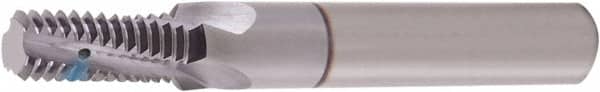 Vargus - 5/16-24 UN, 0.263" Cutting Diam, 3 Flute, Solid Carbide Helical Flute Thread Mill - Internal Thread, 0.646" LOC, 2.402" OAL, 5/16" Shank Diam - Benchmark Tooling