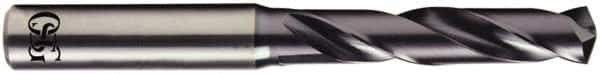 OSG - 13.2mm 140° Solid Carbide Jobber Drill - WD1 Finish, Right Hand Cut, Spiral Flute, Straight Shank, 124mm OAL - Benchmark Tooling