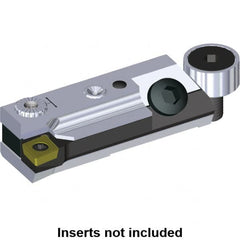 Kennametal - Series C-Style, Right Hand Cut, 16mm Min Bore Diam, Boring Cartridge - 16.15mm Back of Bar to Cutting Edge, Insert Style CCMT060204, 45.5mm OAL, 95° Lead Angle - Benchmark Tooling