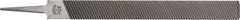 PFERD - 12" Long, Second Cut, Flat American-Pattern File - Single Cut, 0.31" Overall Thickness, Tang - Benchmark Tooling