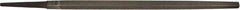 PFERD - 8" Long, Second Cut, Square American-Pattern File - Double Cut, 0.31" Overall Thickness, Tang - Benchmark Tooling