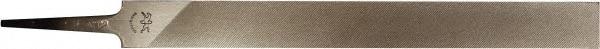 PFERD - 12" Long, Bastard Cut, Lathe American-Pattern File - Single Cut, 0.28" Overall Thickness, Tang - Benchmark Tooling