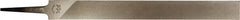 PFERD - 12" Long, Bastard Cut, Lathe American-Pattern File - Single Cut, 0.28" Overall Thickness, Tang - Benchmark Tooling