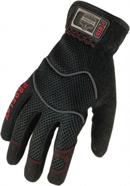 Ergodyne - Size S (7) General Protection Work Gloves - For General Purpose, Uncoated, Gauntlet Cuff, Full Fingered, Black, Paired - Benchmark Tooling