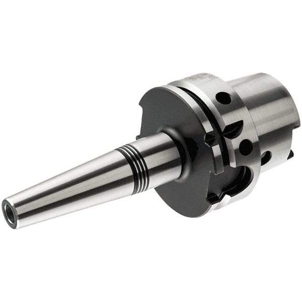 Iscar - 1/8" Hole Diam, HSK63A Taper Shank Shrink Fit Tool Holder & Adapter - 3.024" Projection, 0.39" Nose Diam, 0.63" Clamping Depth, 25,000 RPM, Through Coolant - Exact Industrial Supply