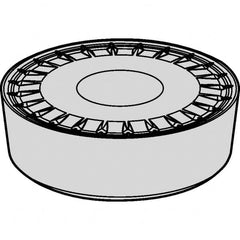 RCMX2507M0TUPG KCPK05 Carbide Turning Insert TiOCN Finish, Neutral, 25mm Inscribed Circle, 0″ Corner Radius, Round