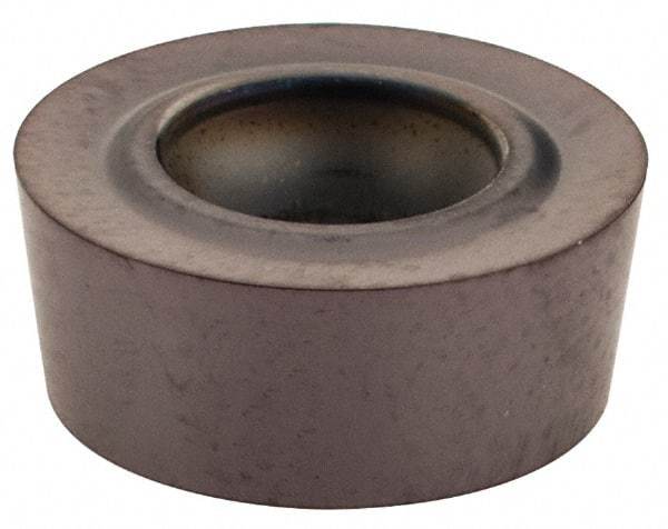 Kennametal - RCGT1204M0 MS Grade KCU25 Carbide Turning Insert - AlTiN Finish, Round, 12mm Inscr Circle, 3/16" Thick - Benchmark Tooling