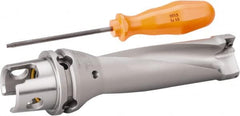 Kennametal - 76.2mm Max Drill Depth, 3xD, 25.4mm Diam, Indexable Insert Drill - Benchmark Tooling