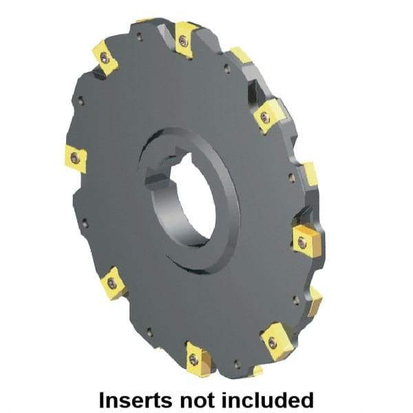 Kennametal - Arbor Hole Connection, 0.4724" Cutting Width, 1.811" Depth of Cut, 160mm Cutter Diam, 1.5748" Hole Diam, 5 Tooth Indexable Slotting Cutter - 90° LN Toolholder, LNE 1255... Insert - Benchmark Tooling