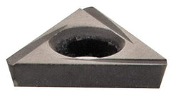 Kennametal - TDHH1280751 Grade KCU10 Carbide Turning Insert - AlTiN Finish, 60° Triangle, 0.1598" Inscr Circle, 3/64" Thick, 1/64" Corner Radius - Benchmark Tooling