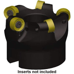 Kennametal - 52mm Cut Diam, 5mm Max Depth, 22mm Arbor Hole, 6 Inserts, RN.J 10T3... Insert Style, Indexable Copy Face Mill - KDR Cutter Style, 50mm High, Series Rodeka - Benchmark Tooling