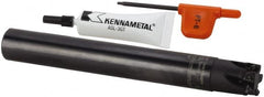 Kennametal - 18.92mm Cut Diam, 6.93mm Max Depth of Cut, 3/4" Shank Diam, 6" OAL, Indexable Square Shoulder End Mill - EP.. 0708.. Inserts, Cylindrical Shank, 0° Lead Angle, Through Coolant, Series Mill 1-07 - Benchmark Tooling
