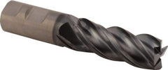 Kennametal - 1", 4 Flute, Single End, Solid Carbide, Corner Chamfer End Mill - 5" OAL, 38° Helix, Right Hand Flute, 2-5/8" LOC, Right Hand Cut - Benchmark Tooling