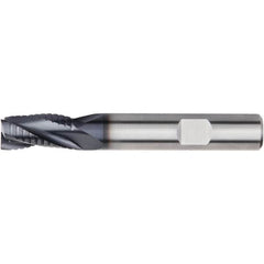 Kennametal - 6mm Diam, 13mm LOC, 3 Flute Solid Carbide 45° Corner Chamfer Roughing End Mill - 57mm OAL, 6mm Shank Diam, Single End, Centercutting, 30° Helix - Benchmark Tooling