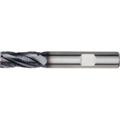 Kennametal - 6mm, 4 Flute, Single End, Solid Carbide, Corner Chamfer End Mill - 57mm OAL, 30° Helix, Right Hand Flute, 13mm LOC, Right Hand Cut - Benchmark Tooling