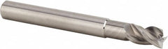 Kennametal - 10mm, 3 Flute, Single End, Solid Carbide, 0.5mm Corner Radius End Mill - 89mm OAL, 38° Helix, Right Hand Flute, 15mm LOC, Right Hand Cut, 30mm Extended Reach - Benchmark Tooling