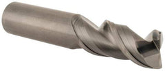 Kennametal - 3/4", 2 Flute, Single End, Solid Carbide, 0.03" Corner Radius End Mill - 4" OAL, 45° Helix, Right Hand Flute, 1-5/8" LOC, Right Hand Cut - Benchmark Tooling