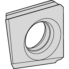 Kennametal - D2FIX150504 HP Grade KCU10 Carbide Turning Insert - AlTiN Finish, 56° Irregular, 5mm Thick, 1/64" Corner Radius - Benchmark Tooling