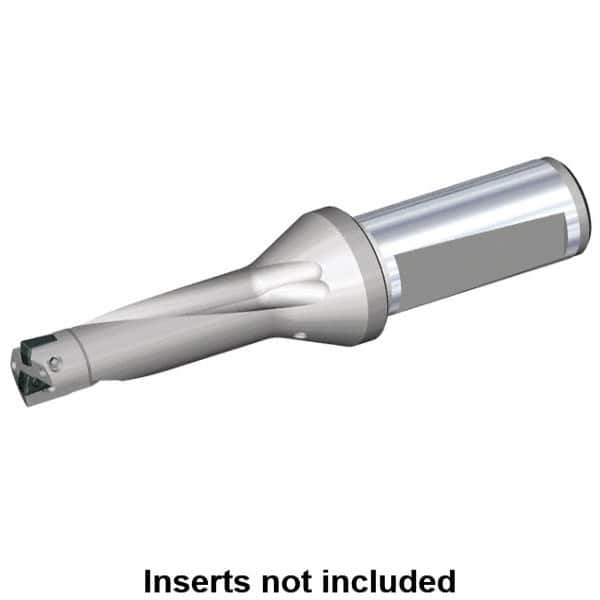 Kennametal - 61.5mm Max Drill Depth, 3xD, 20.5mm Diam, Indexable Insert Drill - 2 Inserts, 32mm Shank Diam, Whistle Notch Shank - Benchmark Tooling