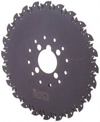 Kennametal - Arbor Hole Connection, 1/8" Cutting Width, 3-1/4" Depth of Cut, 10" Cutter Diam, 2" Hole Diam, 24 Tooth Indexable Slotting Cutter - KVNS Toolholder, OD 3118.. Insert - Benchmark Tooling