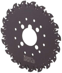 Kennametal - Arbor Hole Connection, 1/8" Cutting Width, 2-1/4" Depth of Cut, 8" Cutter Diam, 2" Hole Diam, 19 Tooth Indexable Slotting Cutter - KVNS Toolholder, OD 3118.. Insert - Benchmark Tooling