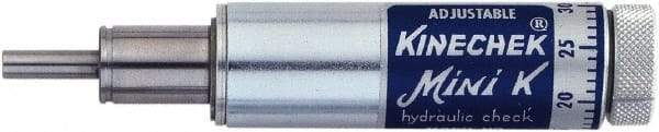 Deschner - 1/2" Stroke Length, 2.5 Lb Min Operating Force, Standard Linear Motion Speed Controller - 4.22" OAL, 400 Max psi, 135°F Max - Benchmark Tooling