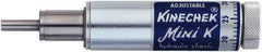 Deschner - 1/2" Stroke Length, 2.5 Lb Min Operating Force, Slow Linear Motion Speed Controller - 4.22" OAL, 400 Max psi, 135°F Max - Benchmark Tooling