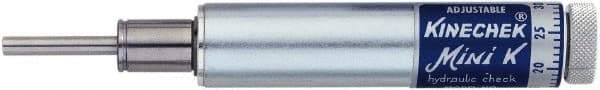 Deschner - 1" Stroke Length, 2.5 Lb Min Operating Force, Slow Linear Motion Speed Controller - 5.72" OAL, 400 Max psi, 135°F Max - Benchmark Tooling