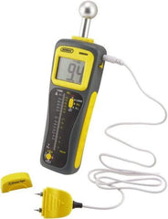 General - 32 to 122°F Operating Temp, Moisture Meter - LCD Display, Accurate to ±3% - Benchmark Tooling