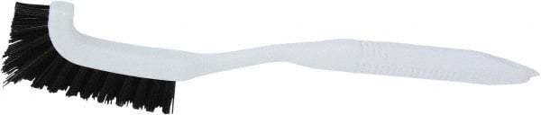 O-Cedar - 3/4" Bristle Length, Nylon Scouring Brush - 3/4" Wide Head, 8-1/2" OAL, White, Plastic Block - Benchmark Tooling