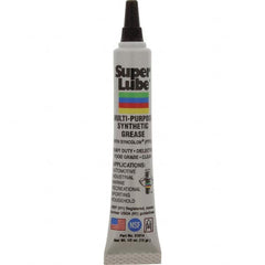 Synco Chemical - 0.5 oz Tube Synthetic General Purpose Grease - Translucent White, Food Grade, 450°F Max Temp, NLGIG 2, - Benchmark Tooling