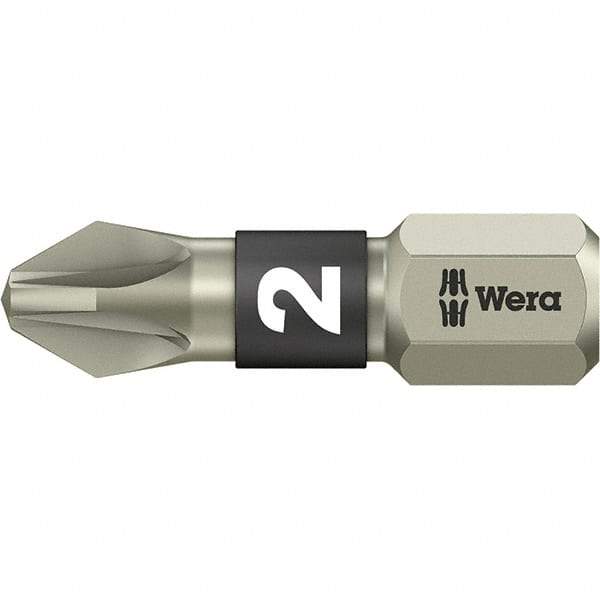 Wera - #1 Pozidriv Screwdriver Bit - 1" OAL - Benchmark Tooling