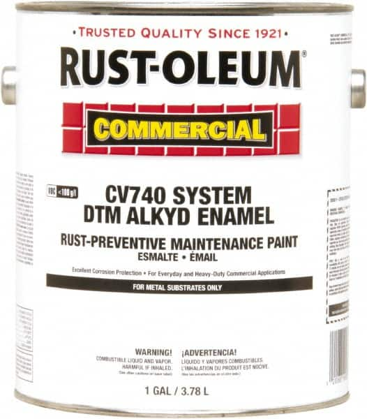 Rust-Oleum - 128 oz Red Paint Powder Coating - 265 to 440 Sq Ft Coverage - Benchmark Tooling