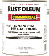 Rust-Oleum - 128 oz Red Paint Powder Coating - 265 to 440 Sq Ft Coverage - Benchmark Tooling