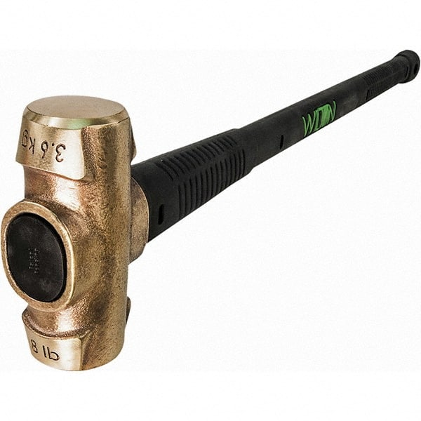 Wilton - Non-Sparking Hammers Tool Type: Brass Hammer Head Material: Brass - Benchmark Tooling