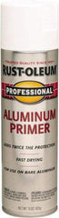 Rust-Oleum - 14 oz Aluminum Aluminum Primer - 14 Sq Ft Coverage, Quick Drying, Interior/Exterior - Benchmark Tooling