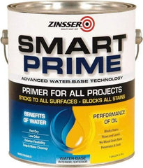 Rust-Oleum - 1 Gal White Water-Based Acrylic Enamel Primer - 400 Sq Ft Coverage, 13 gL Content, Quick Drying, Interior/Exterior - Benchmark Tooling