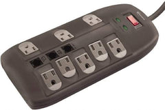 innovera - 8 Outlets, 120 Volts, 15 Amps, 6' Cord, Surge Power Outlet Strip - Floor Mount, 5-15R NEMA Configuration - Benchmark Tooling